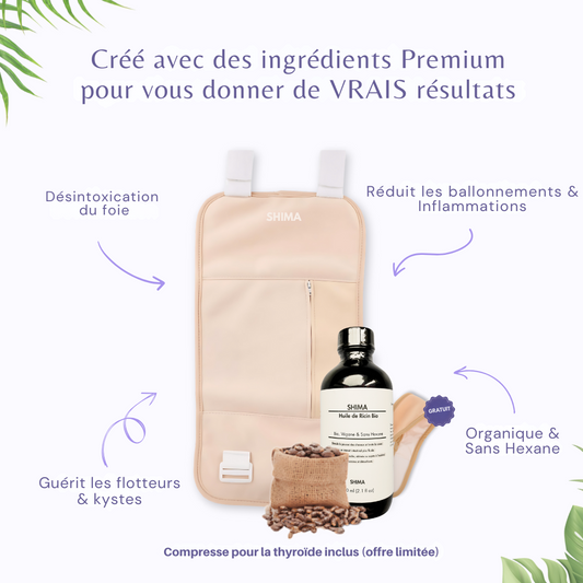 Kit de Bien-Être Hépatique | SHIMA™ (Enveloppe+Huile)