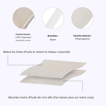 Kit de Bien-Être Épaules| SHIMA™ (Enveloppe + Huile )